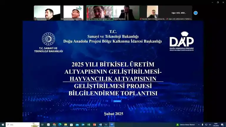 2025 DAP Projeleri Bilgilendirme Toplantısı Gerçekleşti
